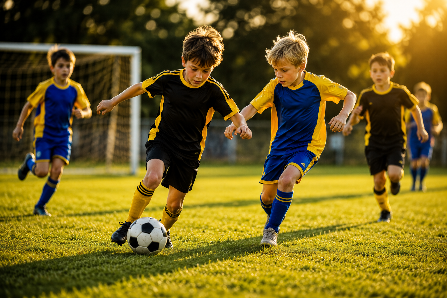 Featured image for “DYNAMO DRESDEN Fußballschule zu Gast beim SV Blau-Gelb Hosena”